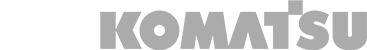 Komatsu grey logotype